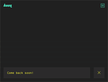 Tablet Screenshot of keen-studio.com